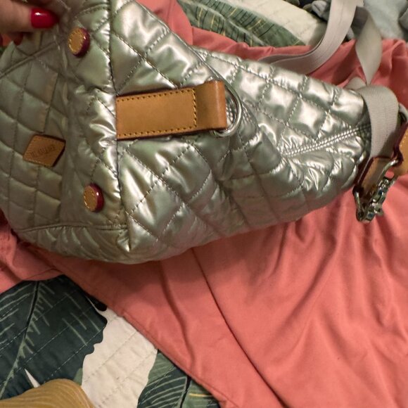 MZ Wallace Small Sutton Deluxe Matte Silver - Picture 4 of 5